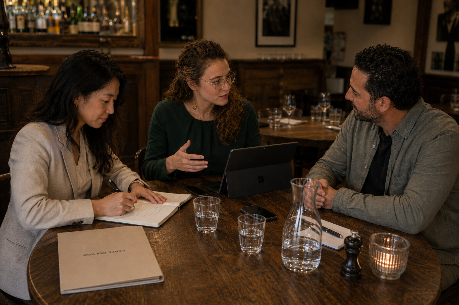 Consulting en vin et marketing pour restaurant
