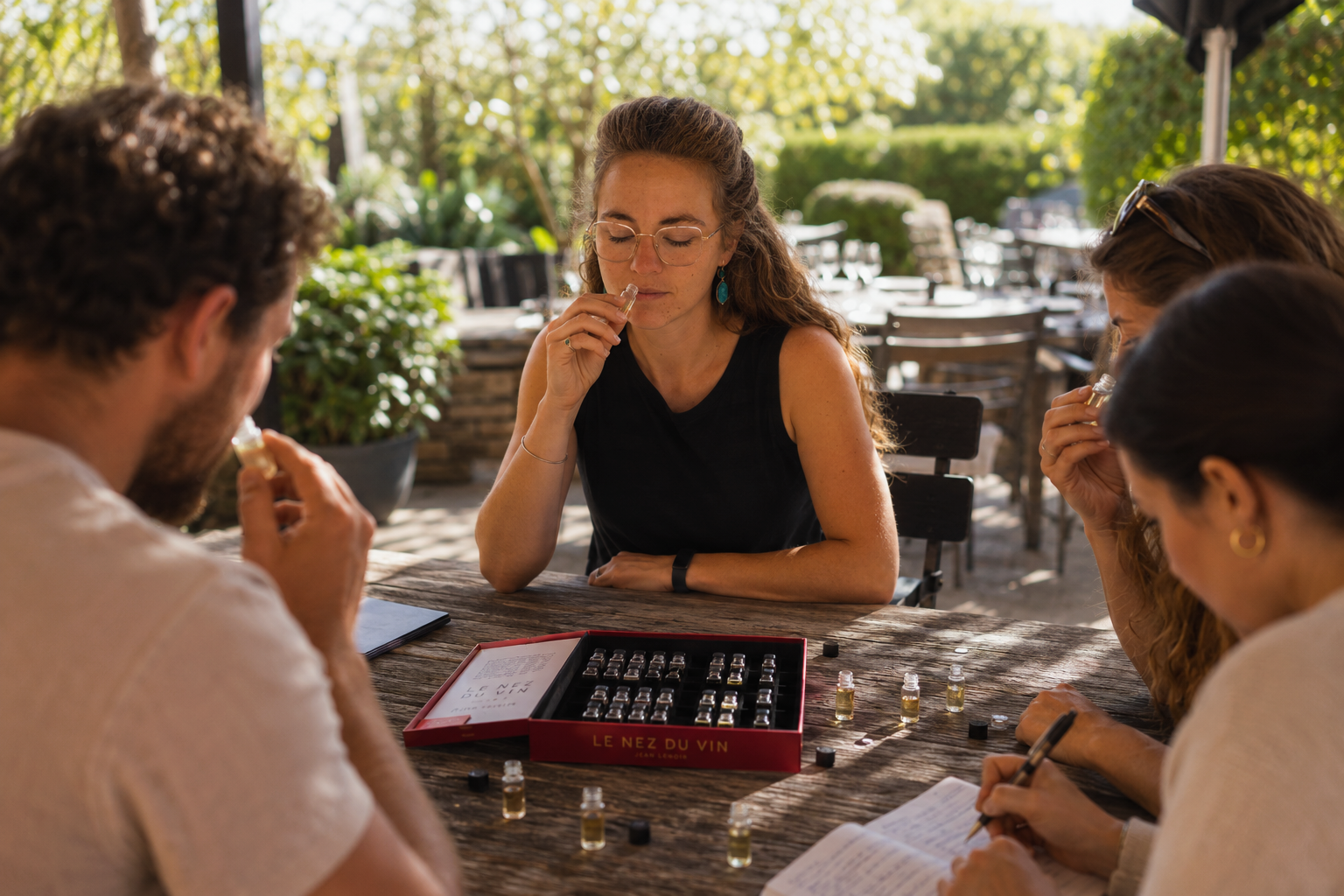 Atelier d'oenologie pour particuliers, dégustation de vin